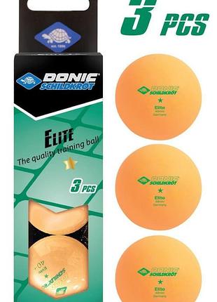 Мячи для настольного тенниса donic elite 1*40+ оранжевый