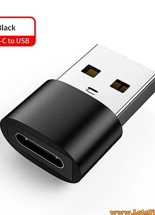 Otg адаптер переходник с usb type c мама на usb type a папа конвертер usb type c usb 3.0 type a