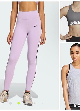 Новий набір adidas, розмір s. лосіни для спорту і майка. топ сірий в подарунок