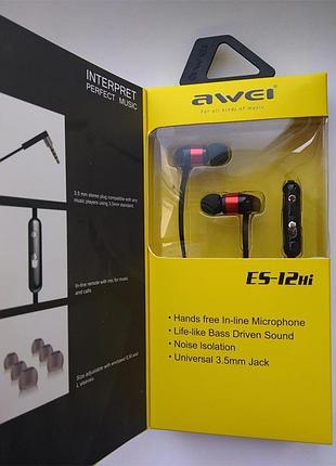 Наушники awei es-12hi 4756668 3