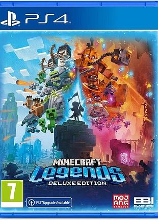 Игра minecraft legends deluxe edition (майнкрафт) для ps4