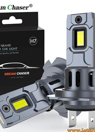 2шт автолампы h7 2 csp led 6500к автолампы светодиодные авто лед лампы лампа светодиодная dream chaser
