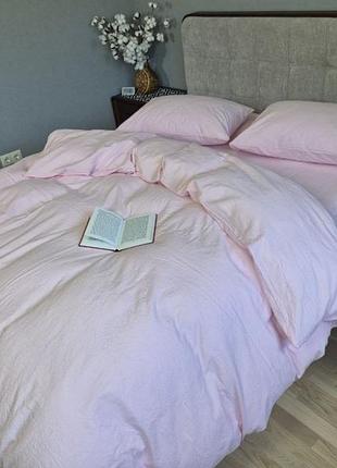Pink, washed cotton w1351# (полут. на рез.)