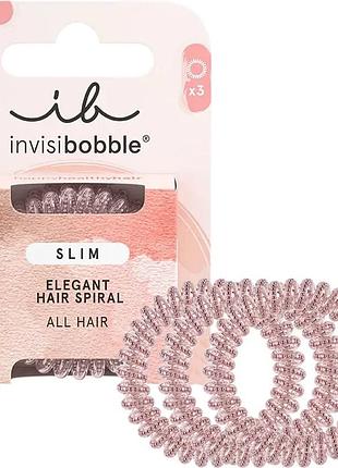 Резинка-браслет для волос slim pink monocle тм invisibobble
