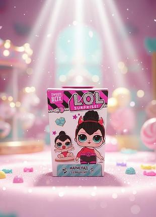 Свитбокс лол сюрприйз sweet box lol. surprise игрушка с мармеладом в коробочке, 1 шт