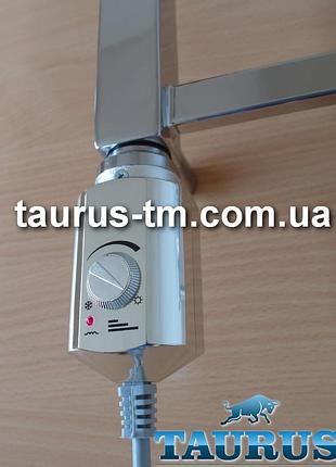 Электрический тэн volux chrome для полотенцесушителя, ручной регулятор: 13-65c + подсветка. польша, 1/2" 600w