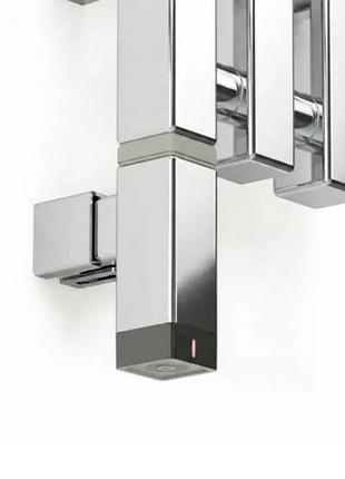 Квадратный тэн terma one ms chrome 30x30 с маскировкой кабеля: регулятор 40 и 60с + таймер 2 ч + led, под пульт ду. польша