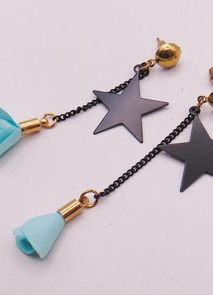 Серьги гвоздики хай тек nb 114