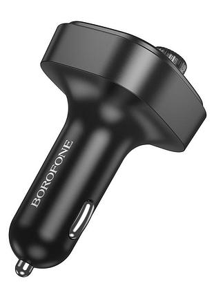 Азу с fm-модулятором borofone bc59 heroic car bt fm transmitter black