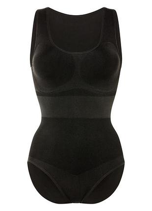 Утягивающее боди безшовное для женщины esmara creora® 464578 l черный