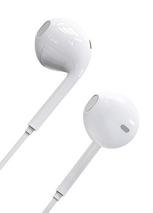 Наушники проводные borofone bm54 (3.5mm) white
