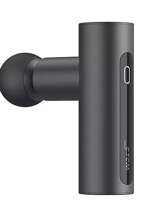 Перкуссионный массажер xiaomi wolonow smart five-speed pocket fascia gun youth edition black