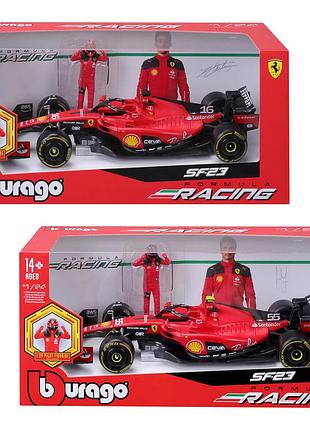 Автомодель с фигуркой - ferrari sf-23 (1:24)