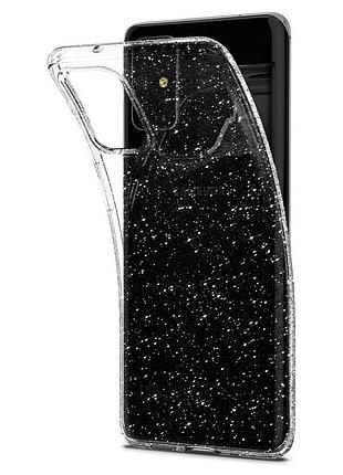 Чехол spigen для samsung s20 plus liquid crystal glitter, crystal quartz (acs00752) 4772574 2
