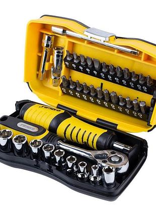 Набор насадок торцевых и биты 1/4" 39шт crv sigma (6003571) 3642858