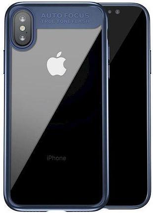 Чохол baseus для iphone x suthin case autofocus, dark blue (arapiphx-sb15) 4772223