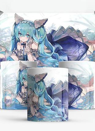 Чашка хамелеон "hatsune miku" мику хацунэ 5