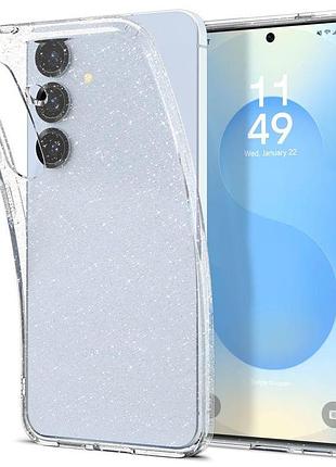 Чохол spigen для samsung galaxy s25 - liquid crystal glitter, crystal quartz (acs08997) 5054421