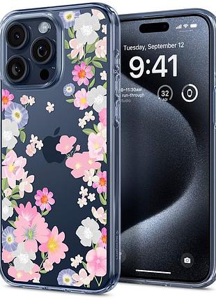 Чохол spigen для iphone 15 pro - liquid crystal, blossom (acs06558) 4774142