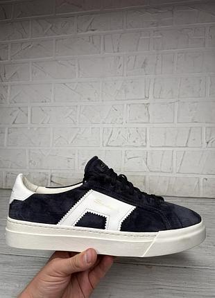 Крутые модные кроссовки santoni double buckle оригинал