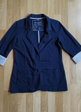 Трендовий жіночий трикотажний піджак,  boyfriend blazer denim co