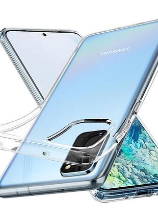 Чехол spigen для samsung galaxy s20 plus liquid crystal, crystal clear (acs00751) 4772572 2
