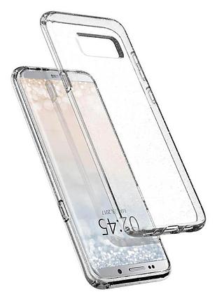 Чехол spigen для samsung galaxy s8 plus liquid crystal glitter, crystal quartz (571cs21669) 4772076 6