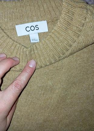 Шерстяной свитер оверсайз cos ml