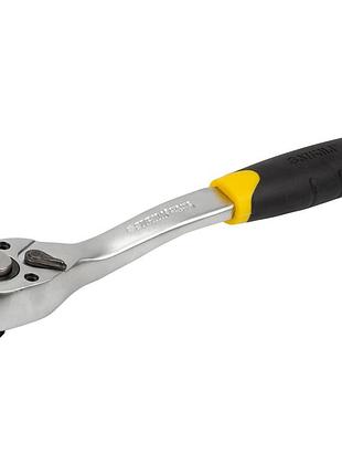 Ключ-трещотка с изогнутой ручкой 1/2" 250мм 72t crv sigma (6050091) 3374006