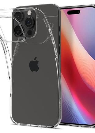 Чохол spigen для iphone 16 pro - liquid crystal, crystal clear (acs08112) 4937203