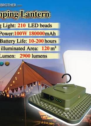 Светодиодный led фонарь unibrother l4 | 18000 mah. цвет черный.. мощный фонарь на 5-6 часов. лампа на аккумуляторе на 5 часов