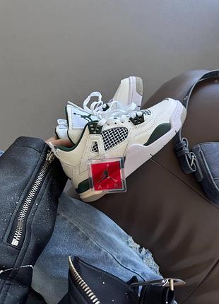 Кроссовки nike air jordan 4 retro oxidised green premium