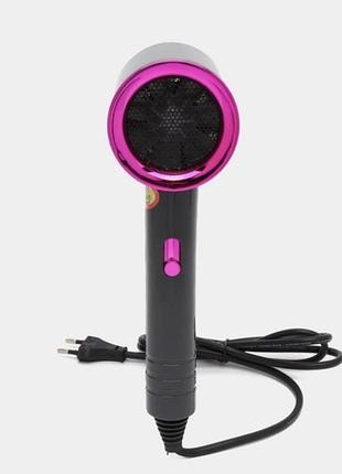 Потужний фен для сушки і укладання волосся powerful hair dryer ly-335 2000 вт сірий