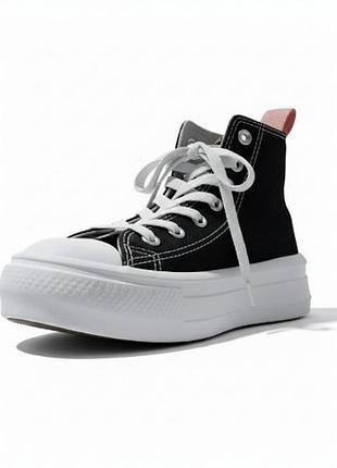 Детские высокие кеды converse chuck taylor all star move (оригинал).