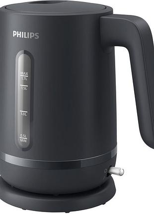 Електрочайник philips essentials сolleсtion series 1000 hd9314/90 1,7 л чорний 4996787