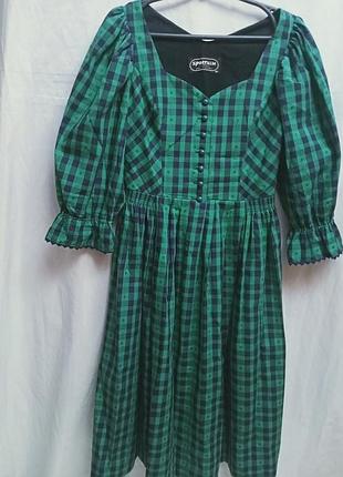 Винтажное платье sportalm kitzbühel (встрия) из 100% коттона, разм. 38 (m)