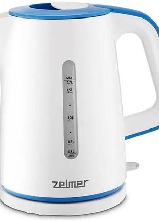 Електрочайник sencor zelmer zсk7620b 1,7 л бiлий 4740678