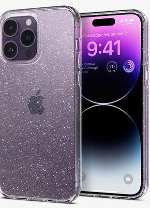 Чохол spigen для iphone 14 pro max - liquid crystal glitter, crystal quartz (acs04810) 4773526