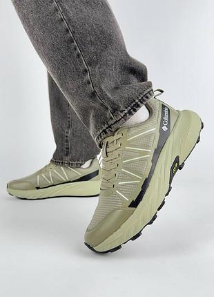 Чоловічі кросівки columbia trail vibram olive black