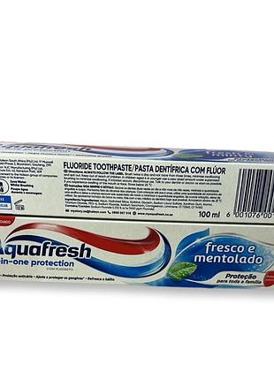 Зубна паста aquafresh fresco e mentolado100 мл