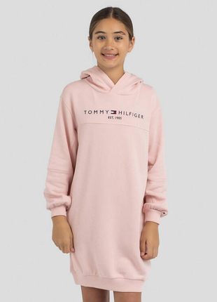 Платье-худи (платье-толстовка) от бренда tommy hilfiger с капюшоном