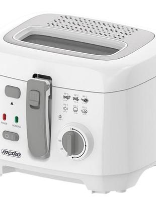 Фритюрница mesko ms 4908 gray 1800 вт серая 5273870