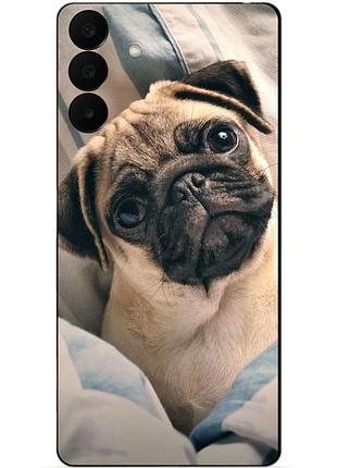 Силіконовий чохол бампер для samsung a27 з малюнком фото мопс