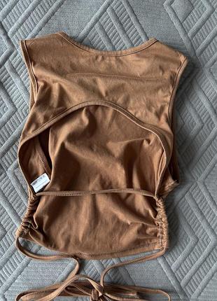 Топ з відкритою спиною shein 4