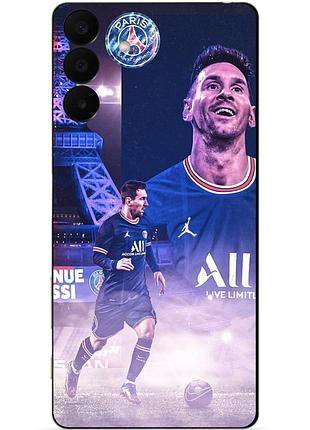 Силіконовий чохол бампер для samsung a27 з малюнком messi psg мессі