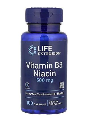 Vitamin b3 niacin 500 mg - 100 caps 5139560