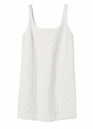 Сахафан сукня  біла  h&m а-силуету 2