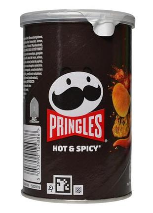 Чіпси pringles картопляні гострі hot & spicy, 70 г