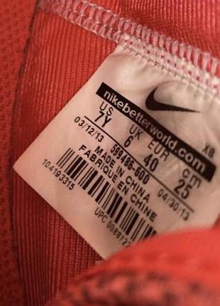 Кеди nike високі червоні розмір 40 4