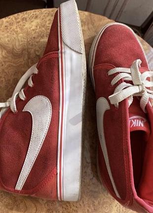 Кеди nike високі червоні розмір 40 5